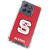 North Carolina State University Logo Red Moto G Stylus 5G (2025) Clear Case