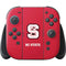 North Carolina State University Logo Red Nintendo Switch 2 (2025) Joy-Con Controller Skin