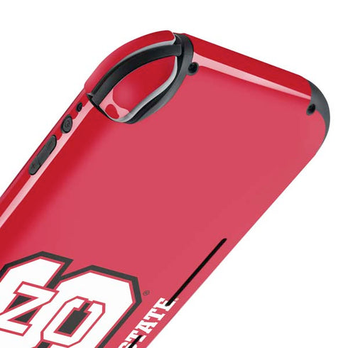 North Carolina State University Logo Red Nintendo Switch Lite Skin
