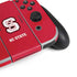 North Carolina State University Logo Red Nintendo Switch OLED (2021) Skin