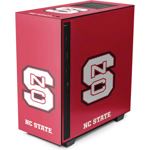 North Carolina State University Logo Red NZXT H510 Compact ATX Mid-Tower Case Skin