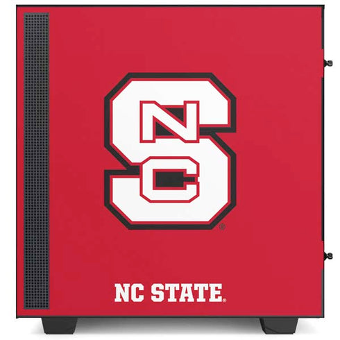 North Carolina State University Logo Red NZXT H510 Compact ATX Mid-Tower Case Skin