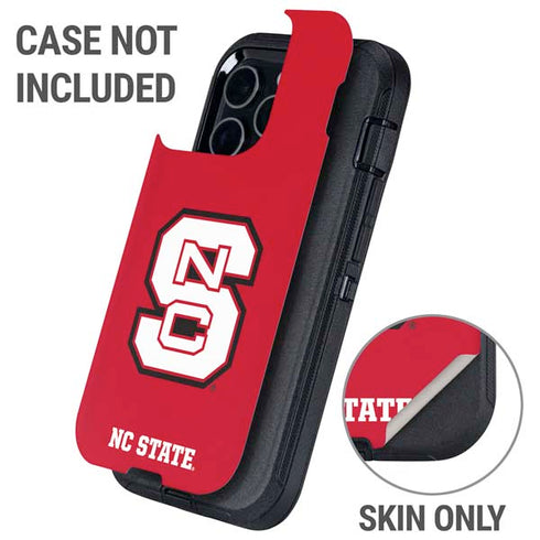 North Carolina State University Logo Red Otterbox Defender iPhone Skin