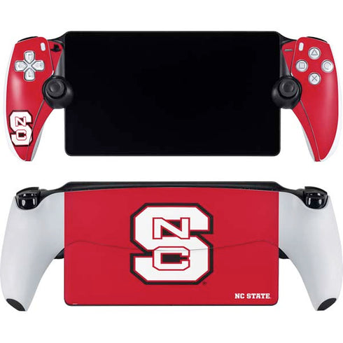 North Carolina State University Logo Red PlayStation Portal Remote Player Skin