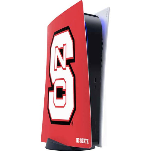 North Carolina State University Logo Red PS5 Digital Edition Console Skin