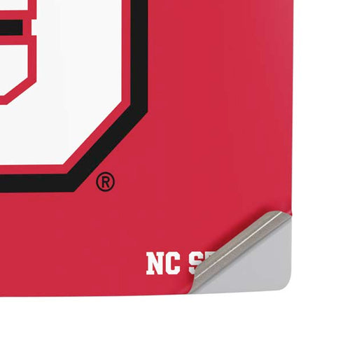 North Carolina State University Logo Red PS5 Pro Disk Console Skin