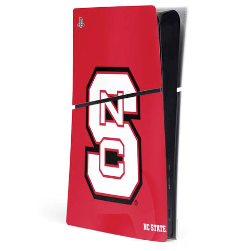 North Carolina State University Logo Red PlayStation PS5 Skins