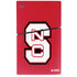 North Carolina State University Logo Red PS5 Slim Digital Edition Console Skin