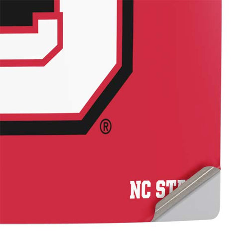 North Carolina State University Logo Red PS5 Slim Digital Edition Console Skin