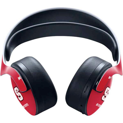 North Carolina State University Logo Red PULSE 3D Wireless Headset for PS5 Skin