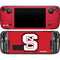 North Carolina State University Logo Red Steam Deck Handheld Gaming Computer OLED Skin