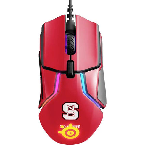 North Carolina State University Logo Red SteelSeries Rival 600 Gaming Mouse Skin