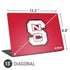 North Carolina State University Logo Red Universal Laptop 15in (12.2 x 8.8in) Skin