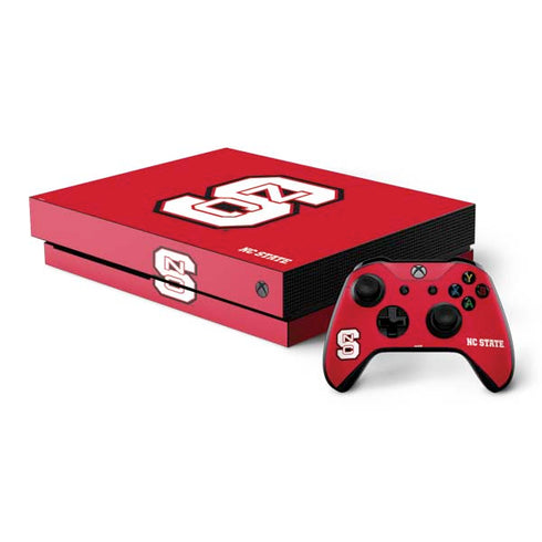 North Carolina State University Logo Red Xbox One Skins