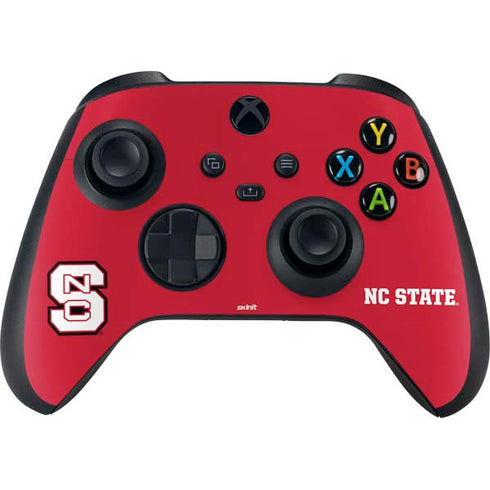 North Carolina State University Logo Red Xbox Series X Controller Skin