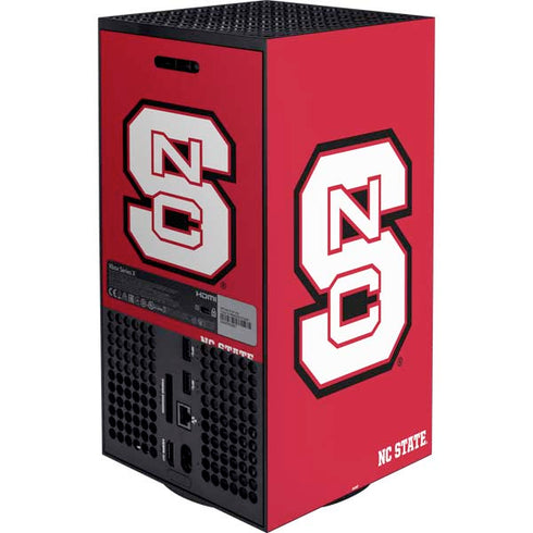 North Carolina State University Logo Red XBox Series X Digital Edition Bundle Skin