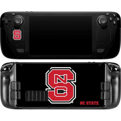 North Carolina State University Logo Steam Deck Handheld Gaming Computer OLED Skin