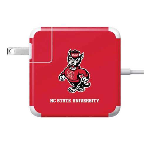 North Carolina State University Wolfpack 85W Power Adapter (15 and 17 inch MacBook Pro Charger) Skin
