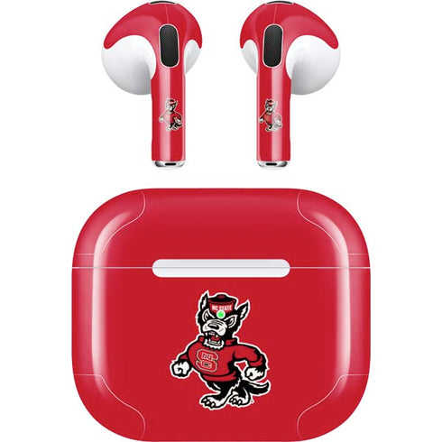 North Carolina State University Wolfpack Apple AirPods (3rd Gen 2021) Skin