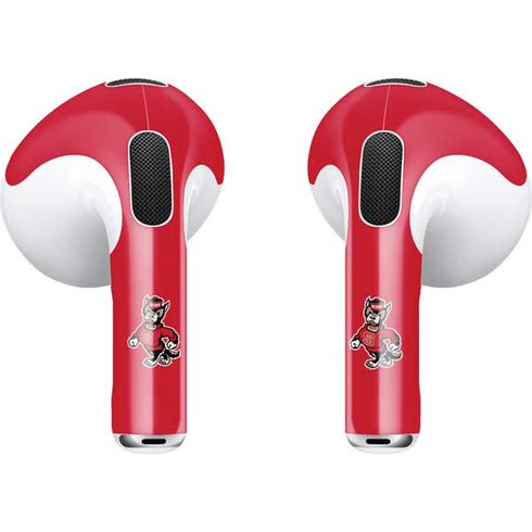North Carolina State University Wolfpack Apple AirPods (3rd Gen 2021) Skin