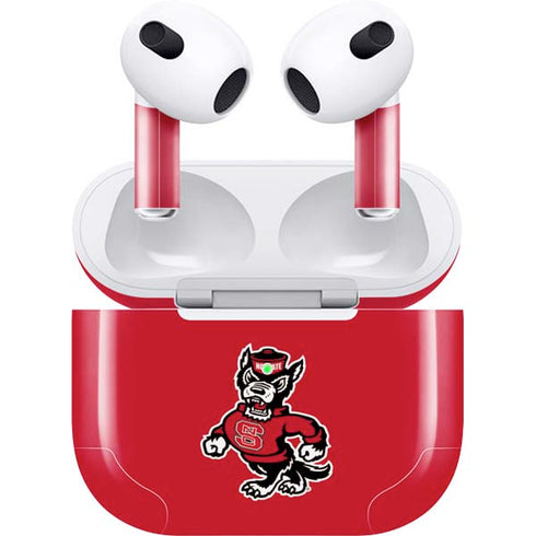 North Carolina State University Wolfpack Apple AirPods (3rd Gen 2021) Skin