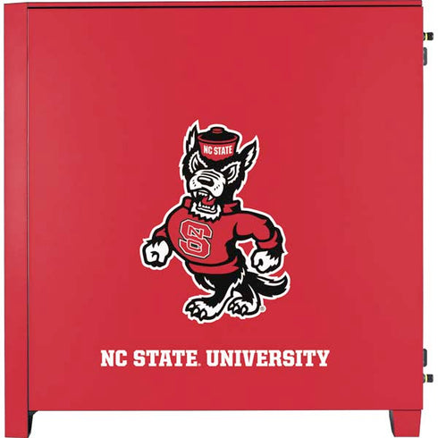 North Carolina State University Wolfpack Corsair 4000D Tempered Glass Mid-Tower ATX Case Skin