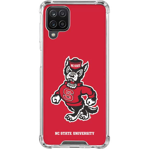 North Carolina State University Wolfpack Galaxy A12 Clear Case