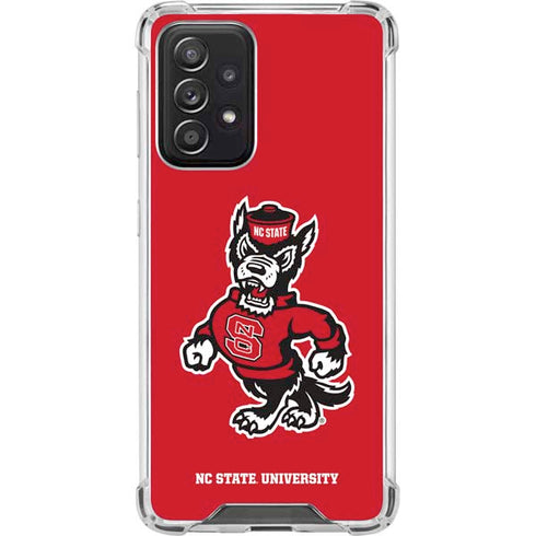 North Carolina State University Wolfpack Galaxy A52 5G Clear Case