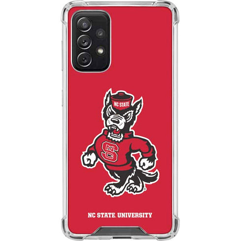 North Carolina State University Wolfpack Galaxy A72 5G Clear Case
