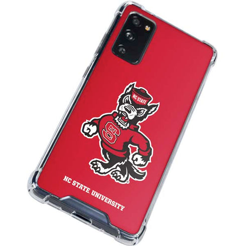 North Carolina State University Wolfpack Galaxy S20 FE Clear Case