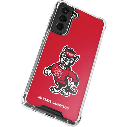 North Carolina State University Wolfpack Galaxy S21 FE Clear Case