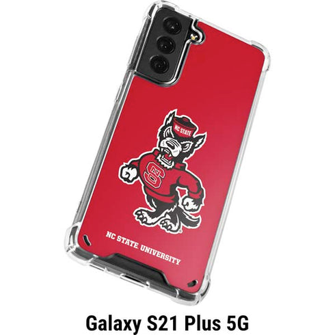 North Carolina State University Wolfpack Galaxy S21 Plus 5G Clear Case