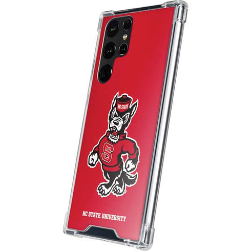 North Carolina State University Wolfpack Galaxy S22 Ultra Clear Case
