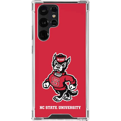 North Carolina State University Wolfpack Galaxy S23 Ultra Clear Case