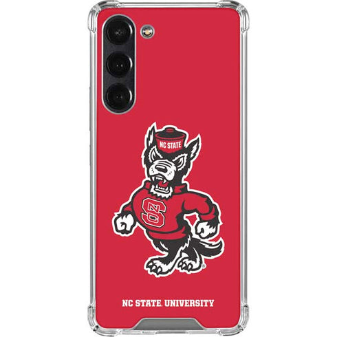 North Carolina State University Wolfpack Galaxy S24 FE Clear Case