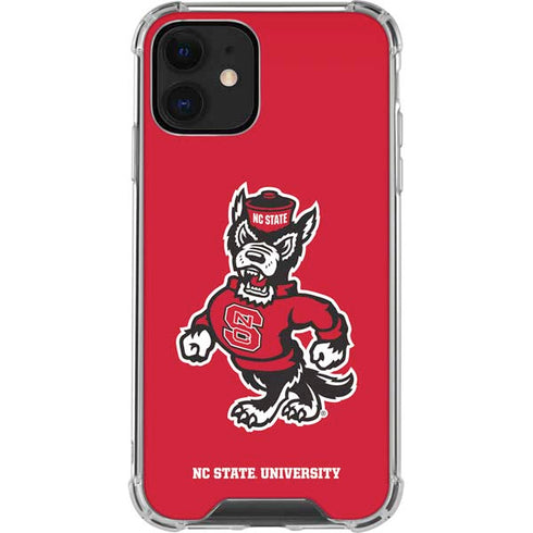 North Carolina State University Wolfpack iPhone 12 Clear Case