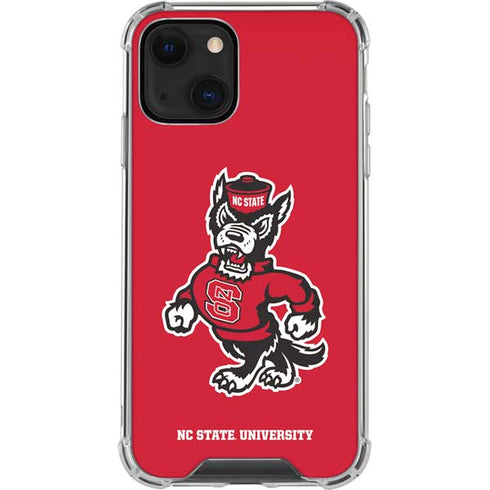 North Carolina State University Wolfpack iPhone 14 Clear Case