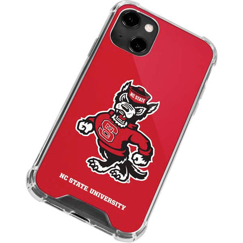 North Carolina State University Wolfpack iPhone 14 Clear Case