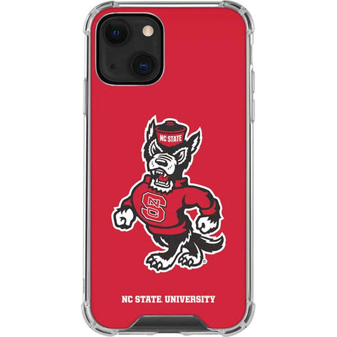 North Carolina State University Wolfpack iPhone 14 Plus Clear Case