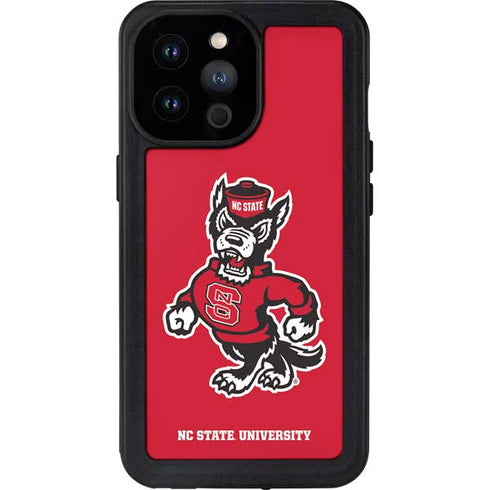 North Carolina State University Wolfpack iPhone 14 Pro Max Waterproof Case
