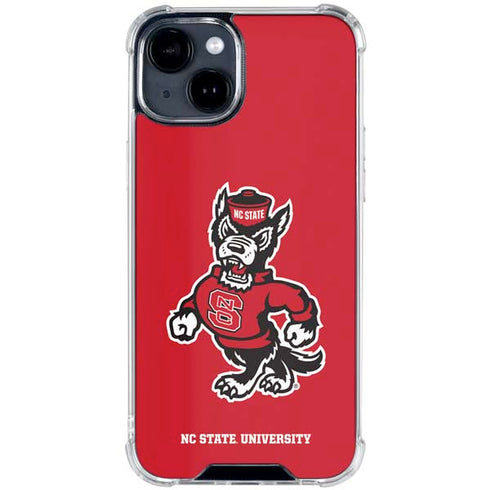 North Carolina State University Wolfpack iPhone 15 Clear Case