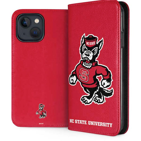North Carolina State University Wolfpack iPhone 15 Plus Folio Case