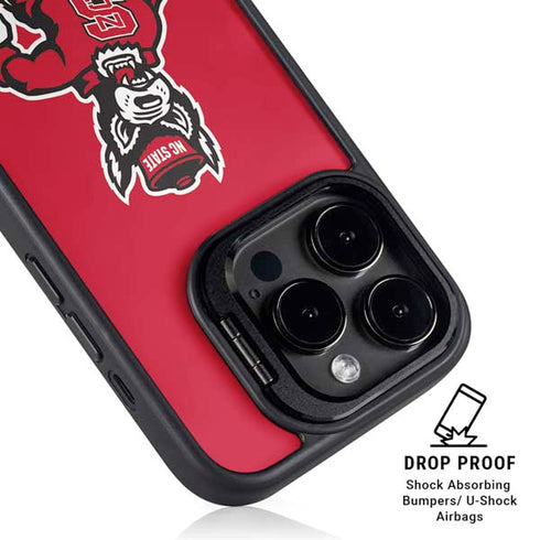 North Carolina State University Wolfpack iPhone 15 Pro Max Kickstand Case