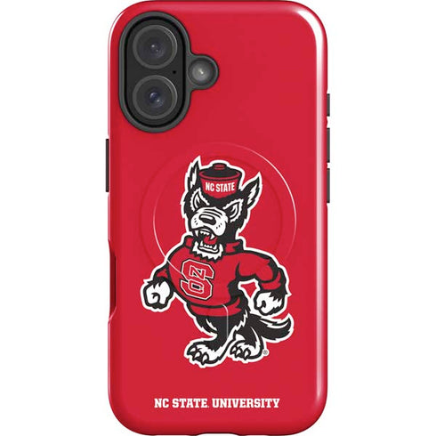 North Carolina State University Wolfpack iPhone 16 Magsafe Impact Case