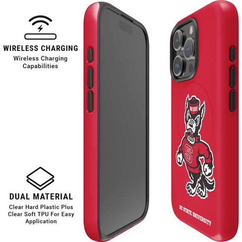 North Carolina State University Wolfpack iPhone 16 Pro Magsafe Impact Case