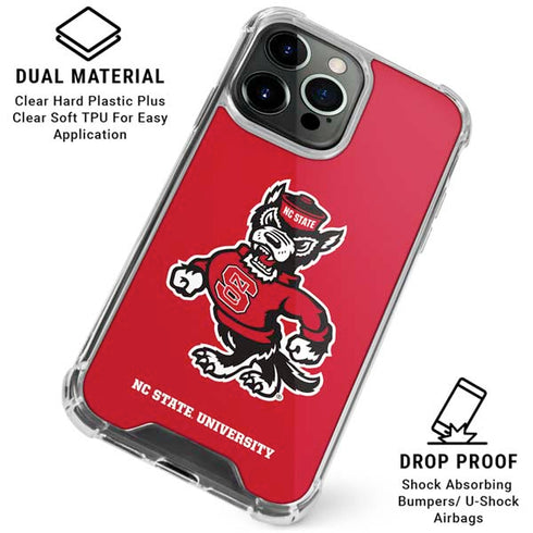 North Carolina State University Wolfpack iPhone 16 Pro Max Clear Case