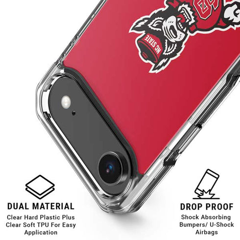 North Carolina State University Wolfpack iPhone 17 Air Clear Case