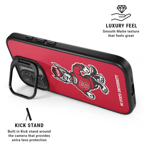 North Carolina State University Wolfpack iPhone 17 Kickstand Case