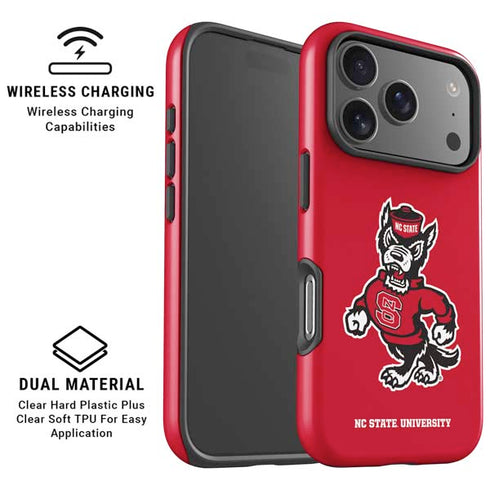 North Carolina State University Wolfpack iPhone 17 Pro Max Magsafe Impact Case