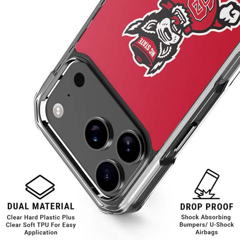 North Carolina State University Wolfpack iPhone 18 Pro Clear Case